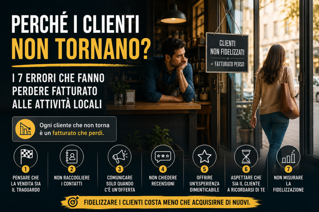 Perché i clienti non tornano